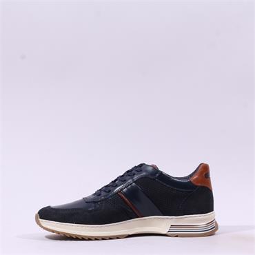 Tommy Bowe Deaves Casual Laced Trainer - Storm
